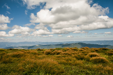 Landscape in the mountains