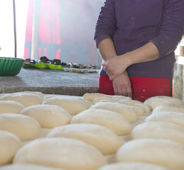 Traditional bread production