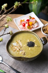  Jeonbok juk. Abalone Rice Porridge 