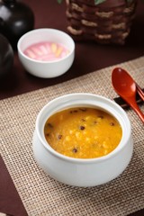 Hobak juk. korean style Pumpkin Porridge 