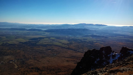 Slavkovsky Stit (Peak) in High Tatras mountains. Slovakia