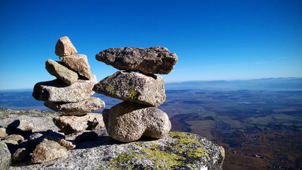 Slavkovsky Stit (Peak) in High Tatras mountains. Slovakia