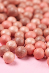 Face pearls blush