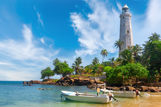 Sri Lanka, Lighthouse Dondra Head.