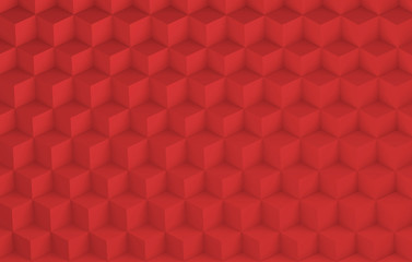 3d render isometric cubes