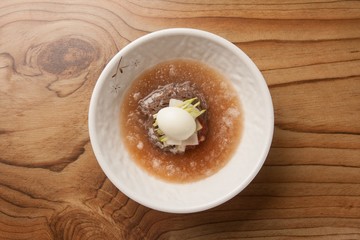 mul naengmyeon. korean style cold noodles