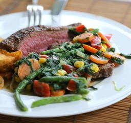 Steak Mahlzeit Abendbrot