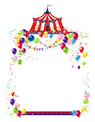 Circus festive card © paprika