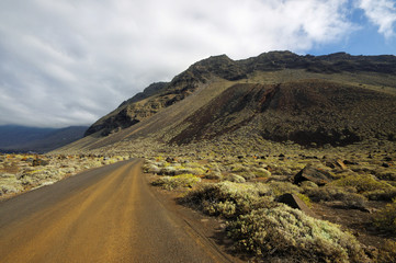 El Hierro - rocks and black lava, Canary islands, Spain