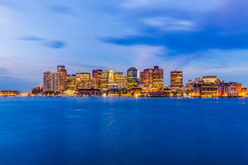 Obraz premium Skyline Boston
