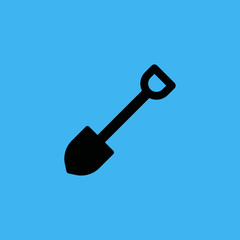 shovel icon. flat design