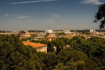 Fototapeta na wymiar View over Rome