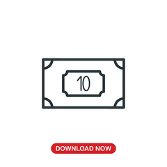 Money icon vector