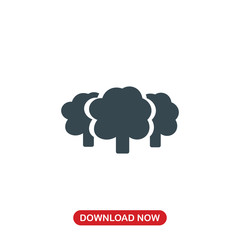 Trees icon vector