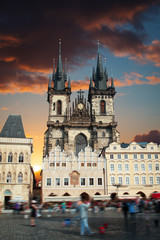 Fototapeta premium Prague under sunlight.