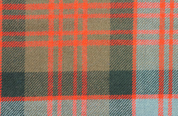 Traditional Scottish Donald Clan Tartan Wool Fabric