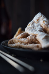 Deep fried pastry ribbons