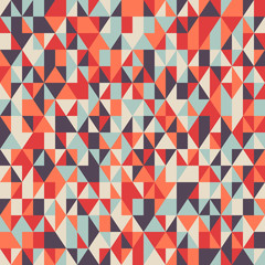Colorful mosaic poly pattern
