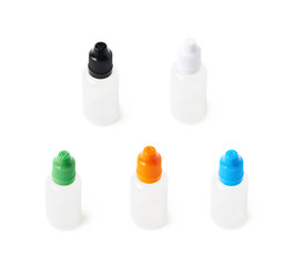 Plasic 30 ml bottle isolated