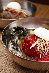 makguksu. Buckwheat Noodles 