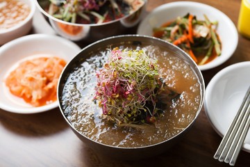 makguksu. Buckwheat Noodles 