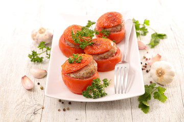 stuffed tomato with meat