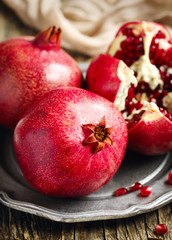 Fresh pomegranates