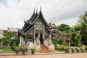 Wat Ton Kwen, old wooden temple in lanna style