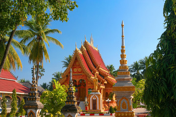Buddhist temple in Vientiane