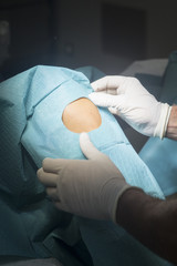 Knee surgery surgical operation