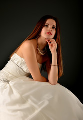 Wedding. Beautiful bride