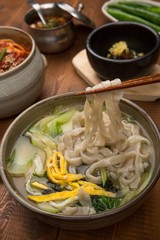 kalguksu. Noodle Soup 