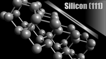 Silicon crystal 111