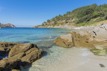 Beach of Nuestra Senora (Cies Islands, Pontevedra - Spain).