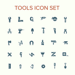Fototapeta premium tool Icon set