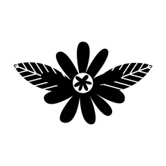 cute flower nature icon vector illustration design