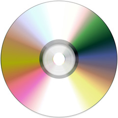 Iridescent compact discs 