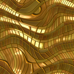 Seamless  gold metal pattern  
