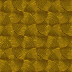 Seamless  gold metal pattern  
