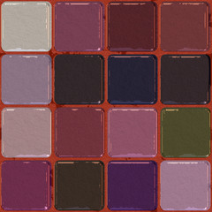 Fototapeta premium Seamless makeup pattern 