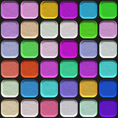 Seamless makeup pattern 