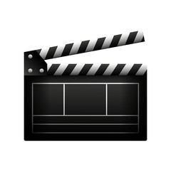 Fototapeta premium video clapperboard isolated icon vector illustration design