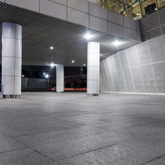 Fototapeta premium town square in financial district,Hong Kong of China.