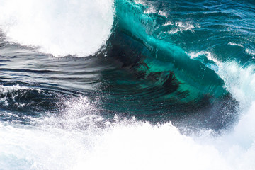 la belleza de las olas