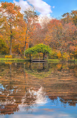 Gazebo on the water