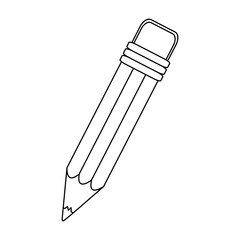 figure pencil icon stock image, vector illustration design