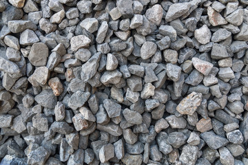 construction gravel for pattern and background