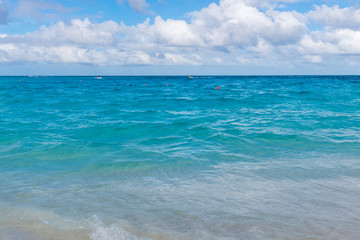 Beautiful beach in Nassau, Bahamas