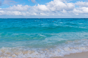 Beautiful beach in Nassau, Bahamas