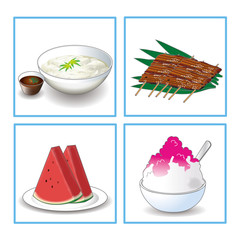 季節　食べ物　夏